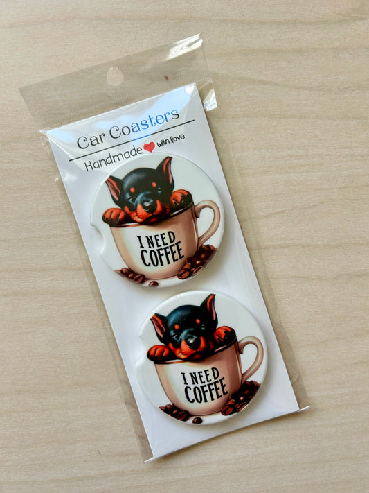 Cup Couture Car Coasters
