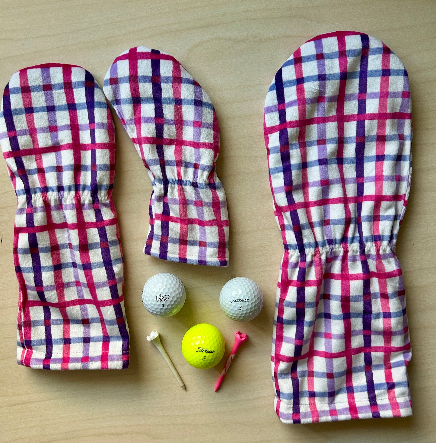 Reversible Golf Club Cover Set of 3 | Driver, Fairway Wood & Hybrid