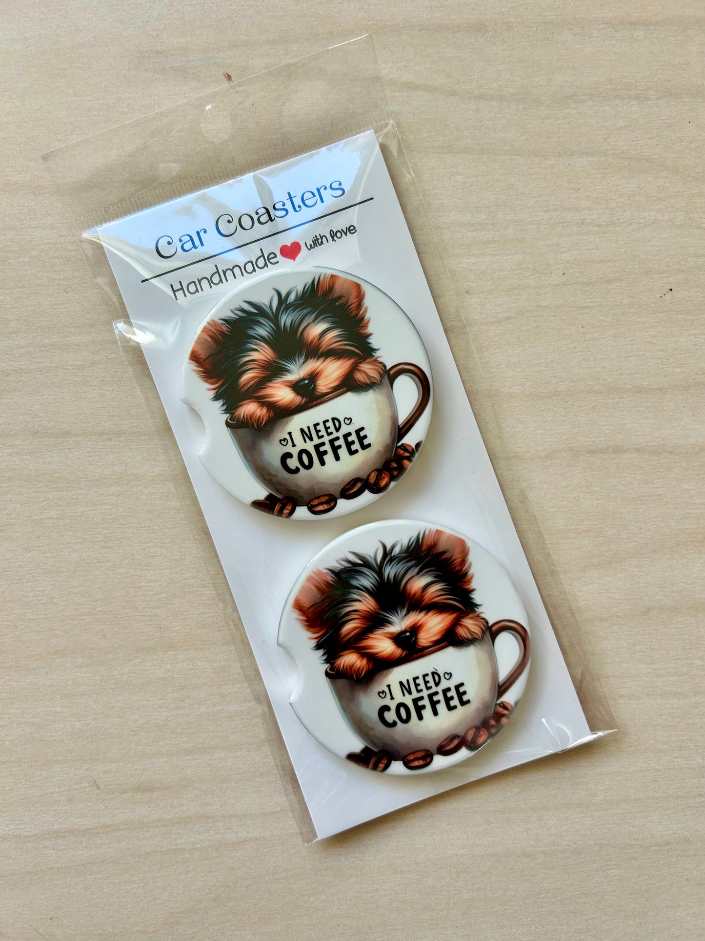 Cup Couture Car Coasters