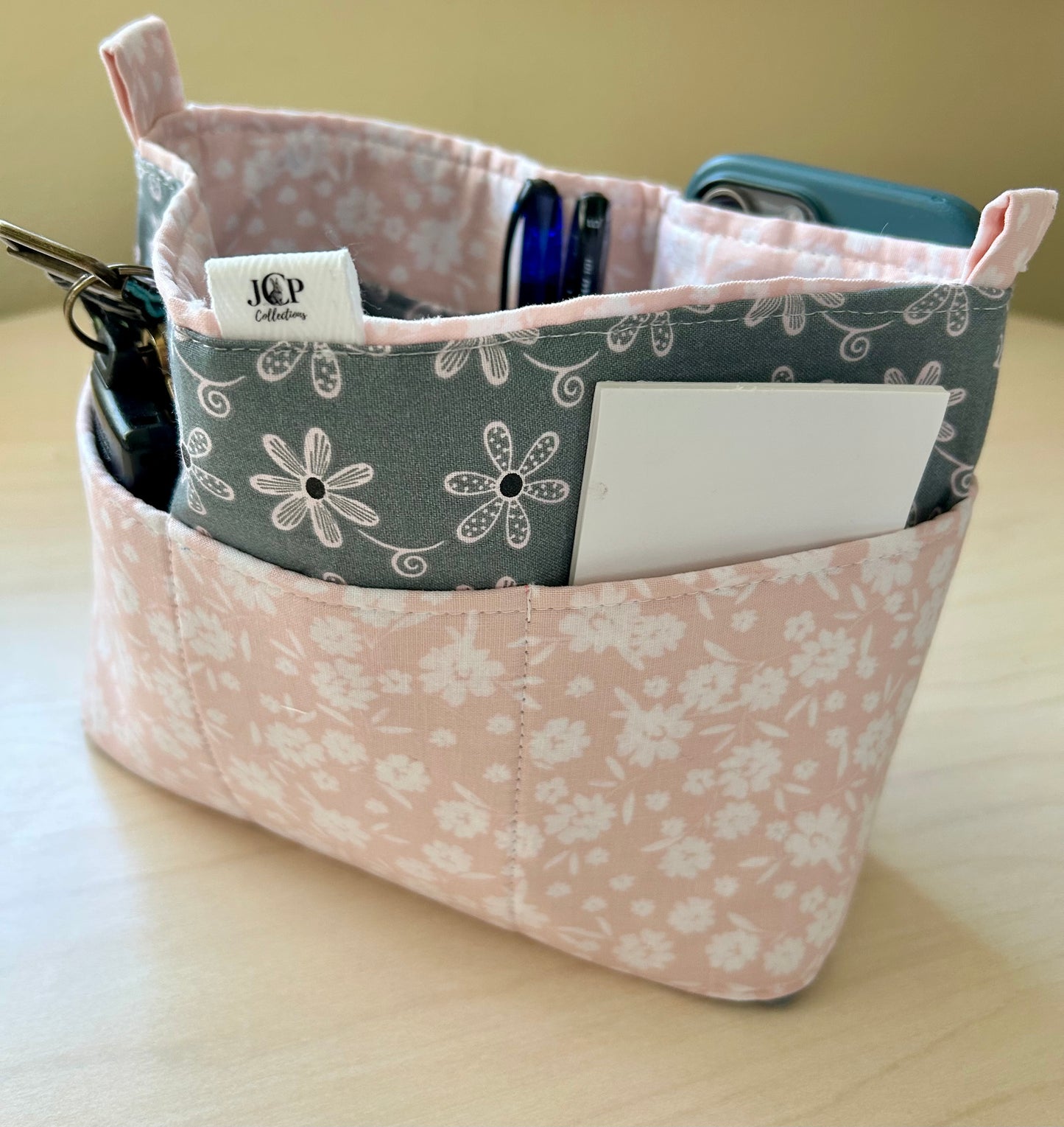 Fabric Purse Organizer with Pockets
