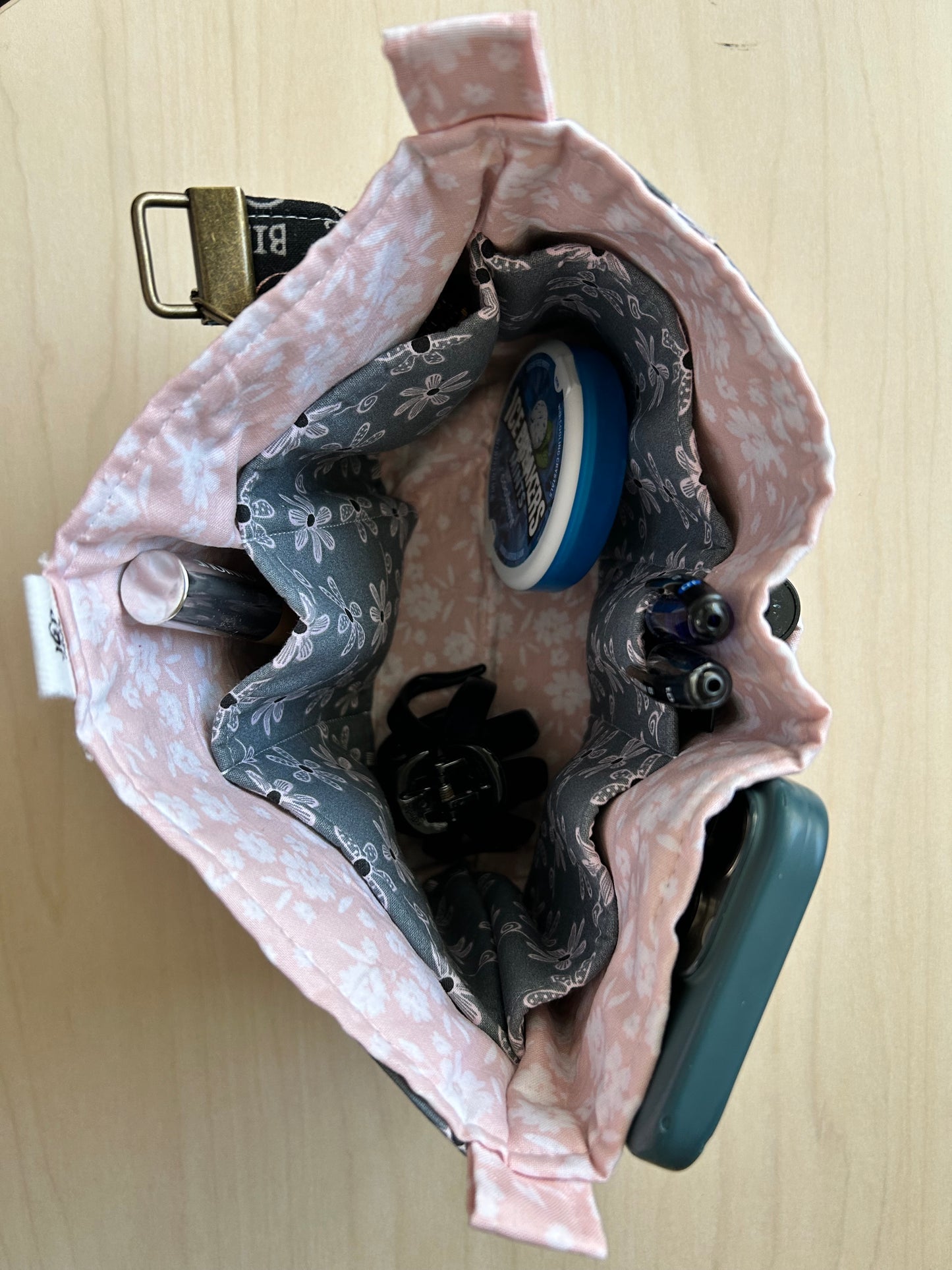 Fabric Purse Organizer with Pockets