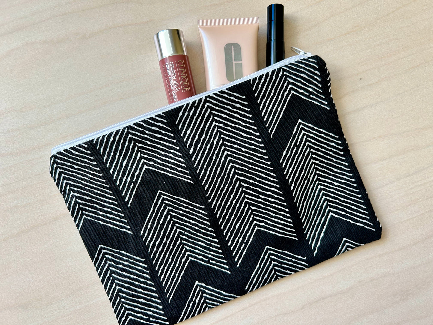 Quilted Zipper Pouch