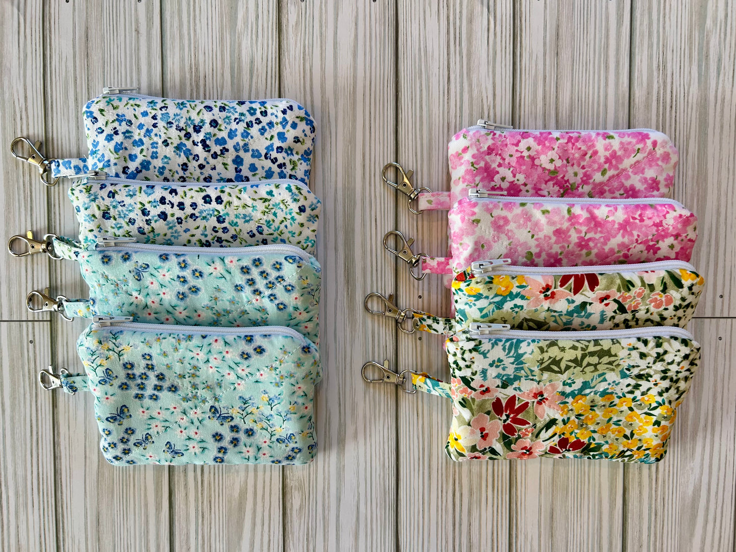 Versatile Quilted Pouch Wallet