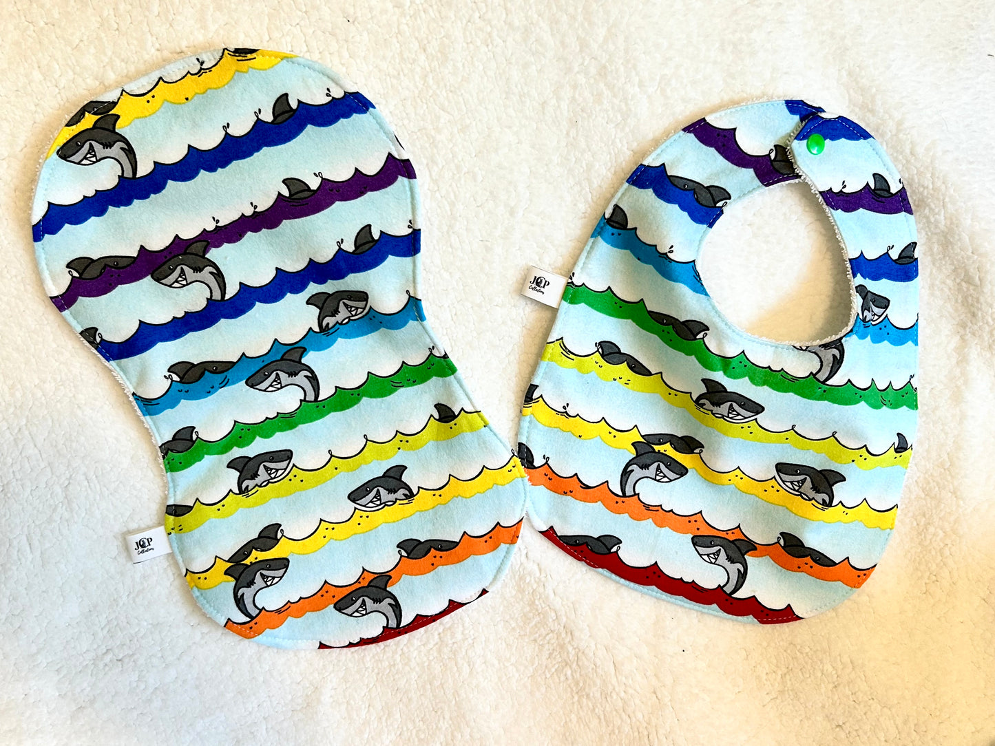 Bib & Burp Cloth Gift Set