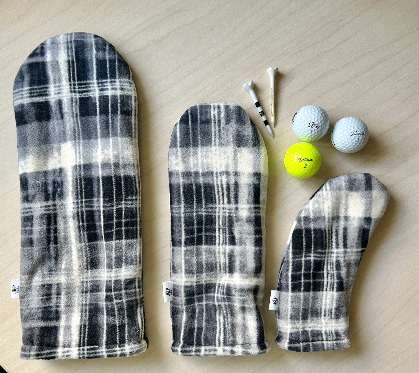 Reversible Golf Club Cover Set of 3 | Driver, Fairway Wood & Hybrid