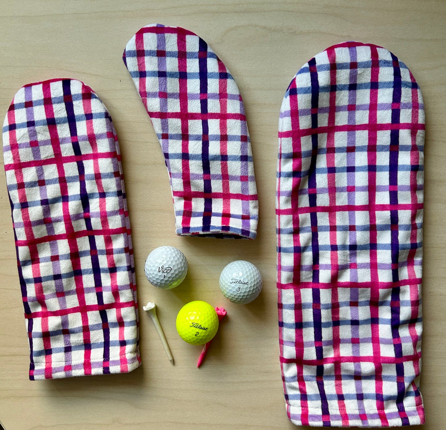 Reversible Golf Club Cover Set of 3 | Driver, Fairway Wood & Hybrid