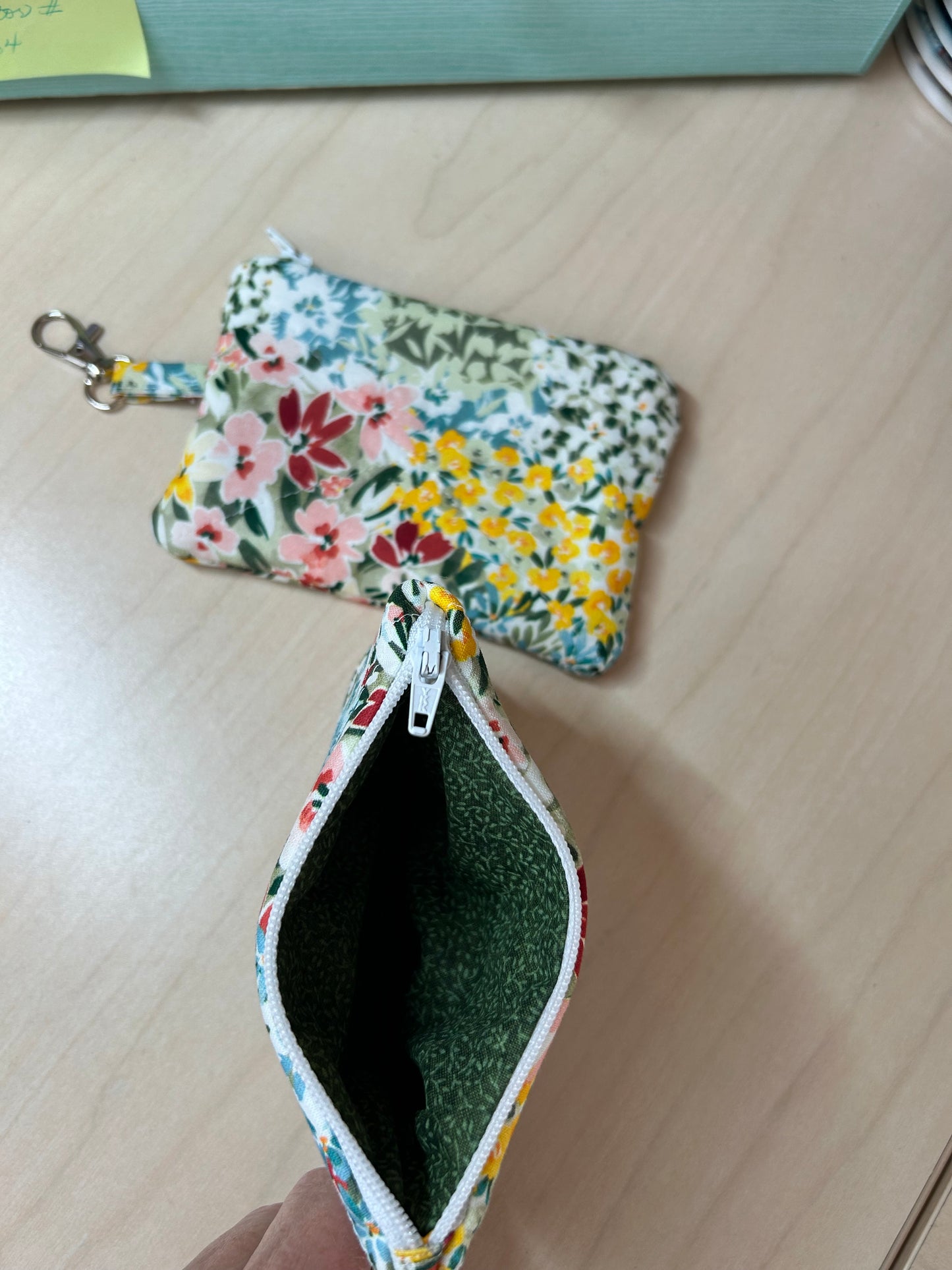Versatile Quilted Pouch Wallet