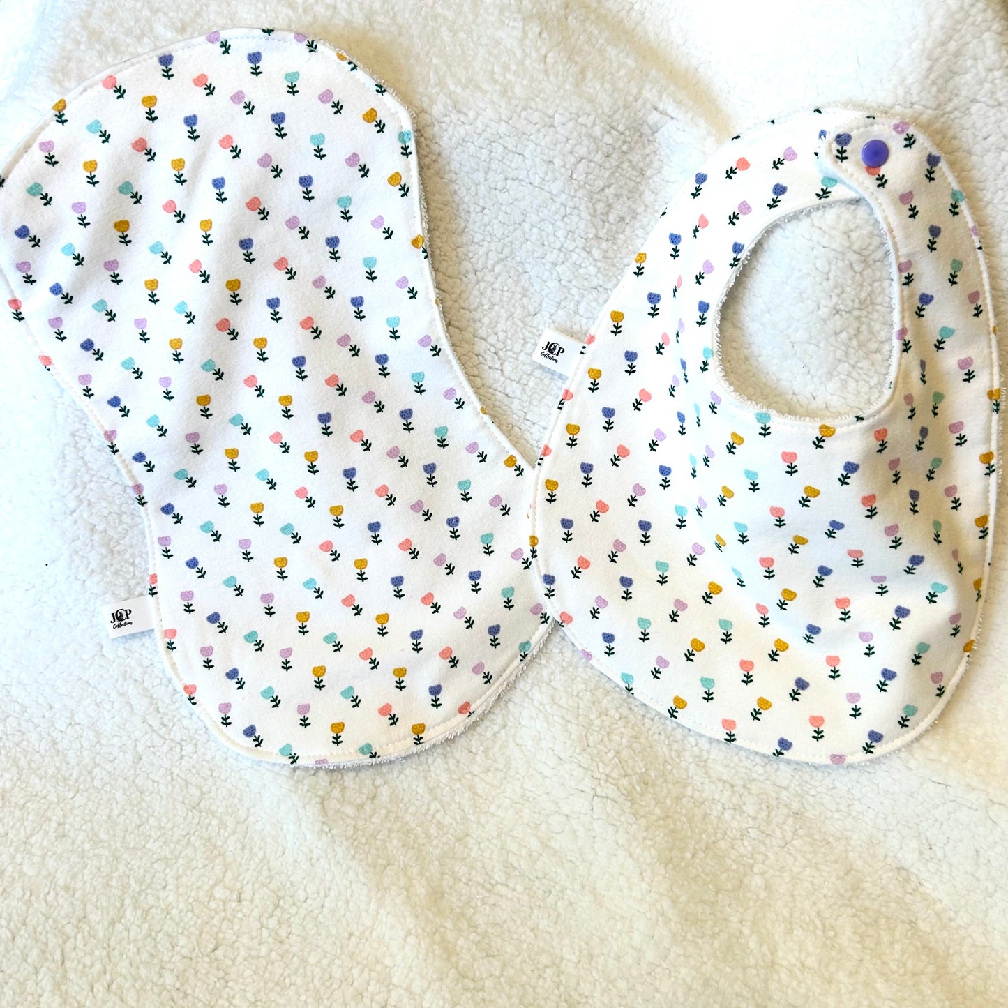 Bib & Burp Cloth Gift Set