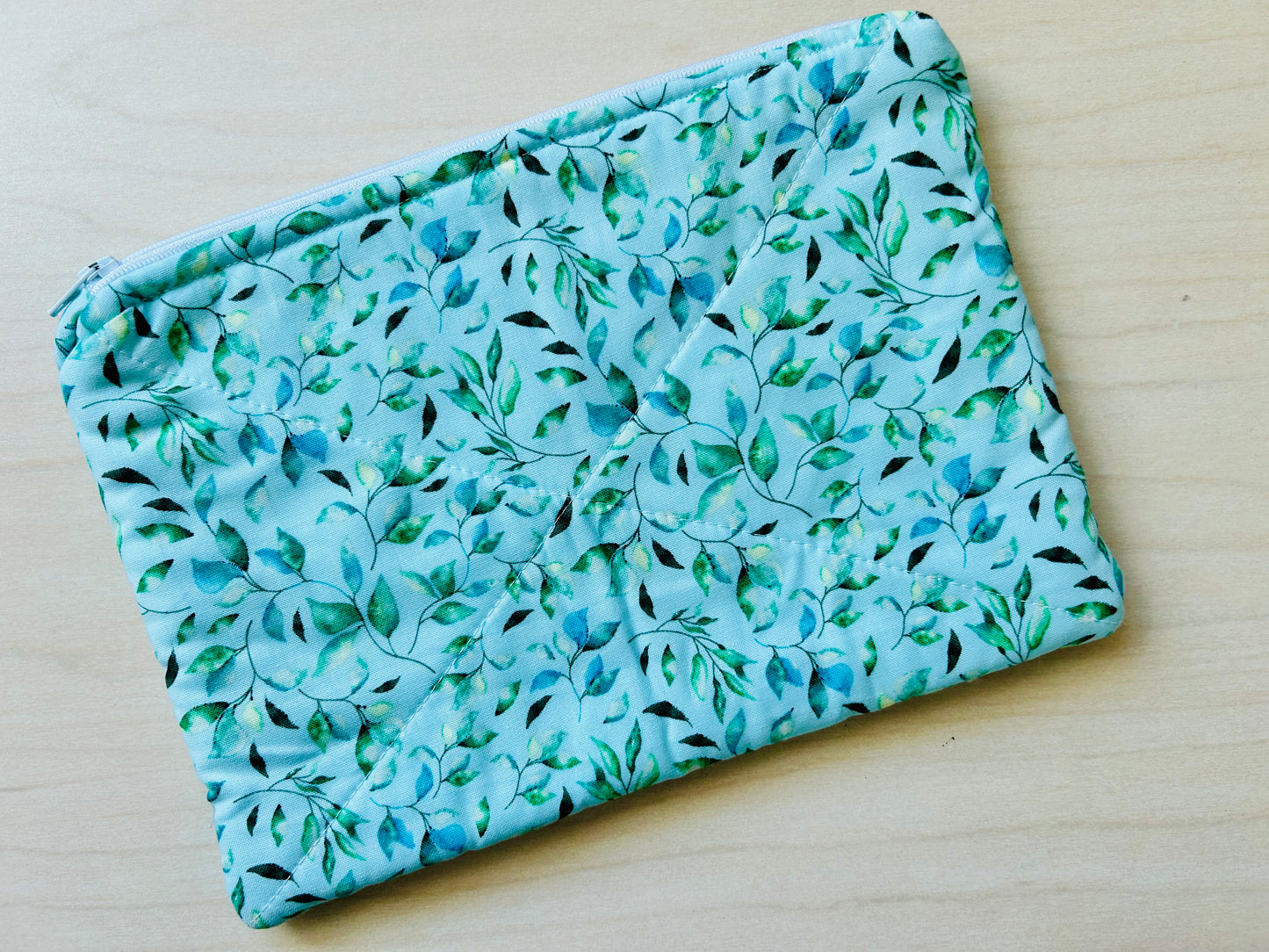 Quilted Zipper Pouch