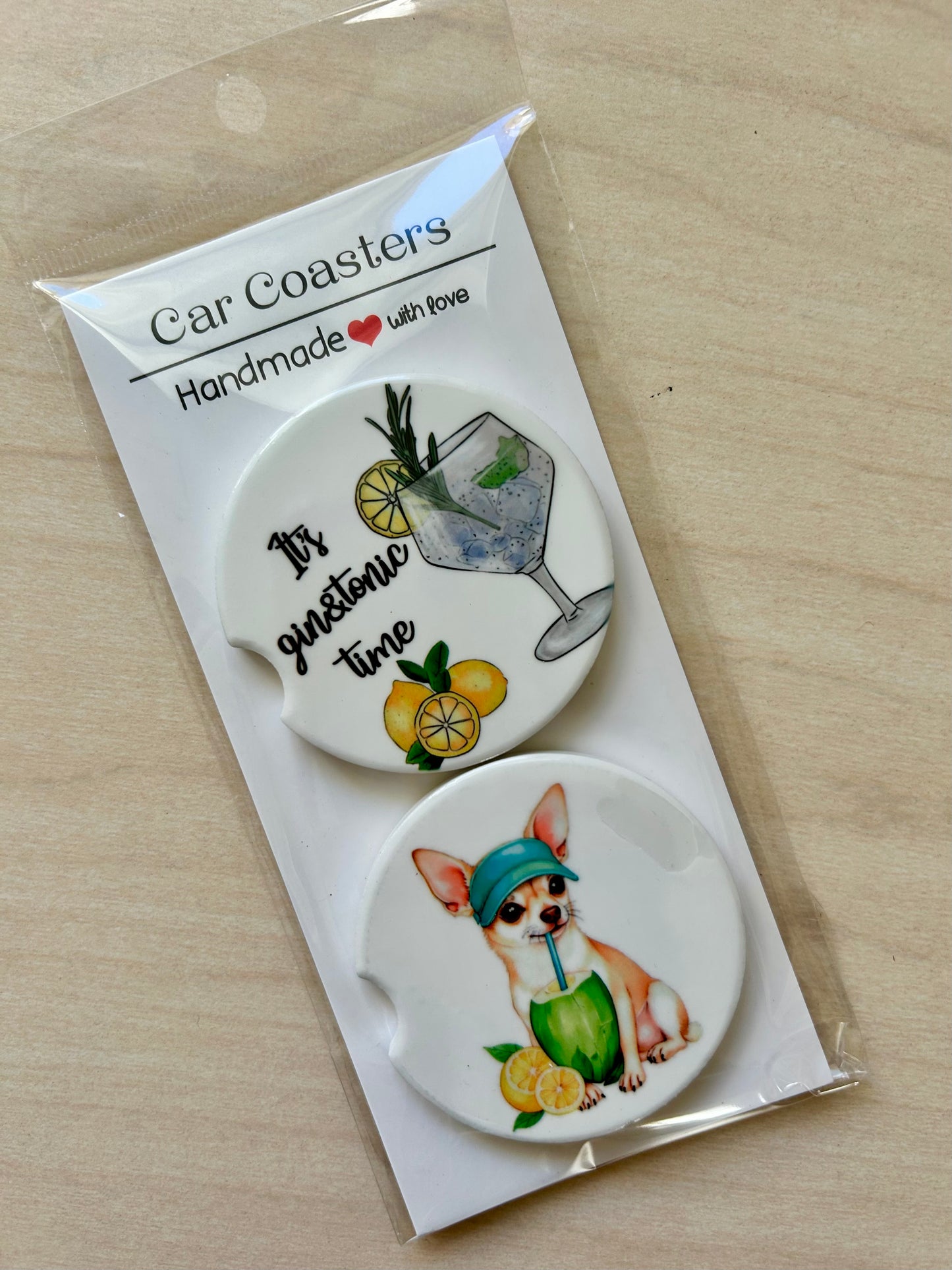 Cup Couture Car Coasters