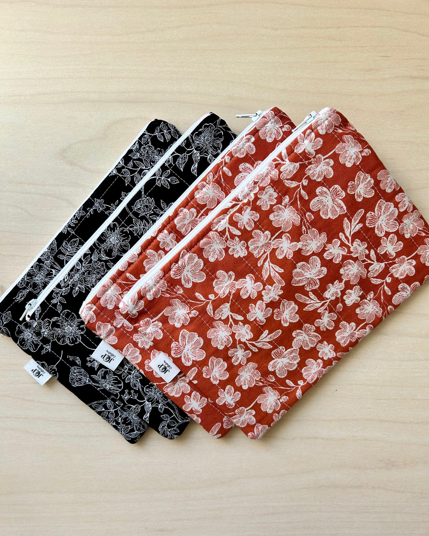 Quilted Zipper Pouch