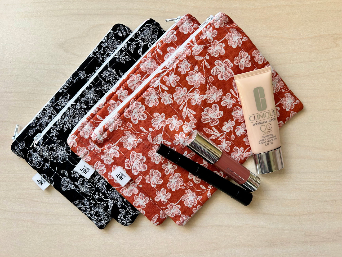 Quilted Zipper Pouch