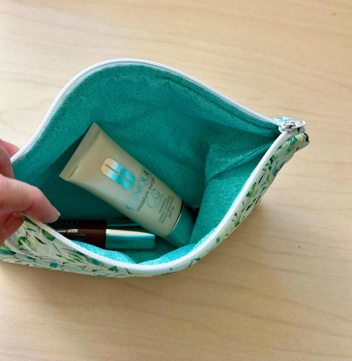 Quilted Zipper Pouch