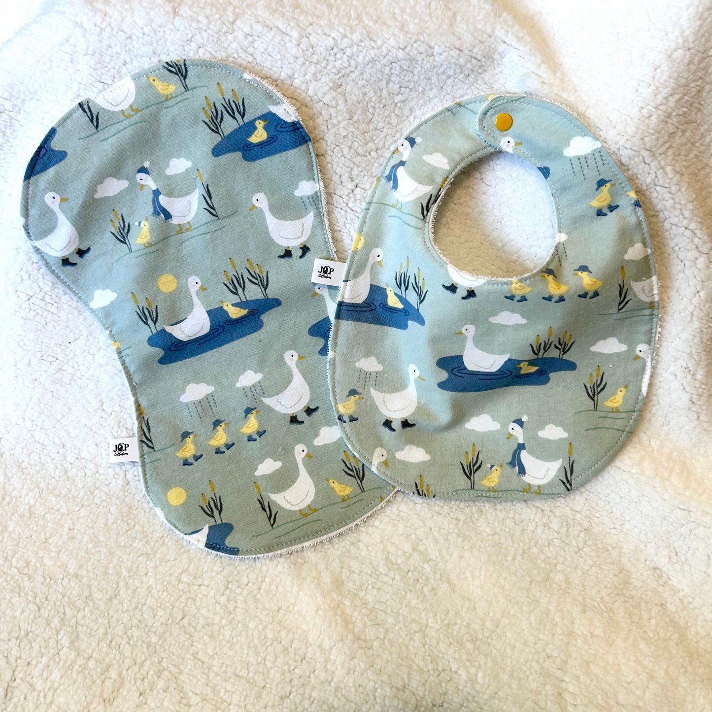 Bib & Burp Cloth Gift Set
